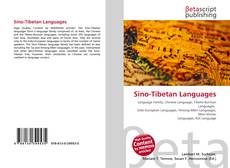 Sino-Tibetan Languages kitap kapağı