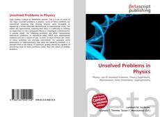 Couverture de Unsolved Problems in Physics