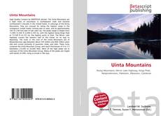 Capa do livro de Uinta Mountains 