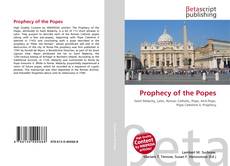 Capa do livro de Prophecy of the Popes 