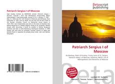 Bookcover of Patriarch Sergius I of Moscow