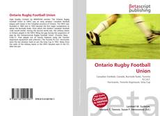 Copertina di Ontario Rugby Football Union
