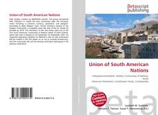 Capa do livro de Union of South American Nations 