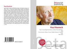 Capa do livro de Paul Rostock 