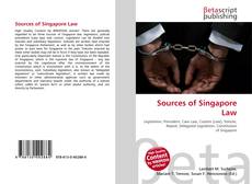 Buchcover von Sources of Singapore Law