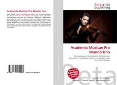 Buchcover von Academia Musicae Pro Mundo Uno