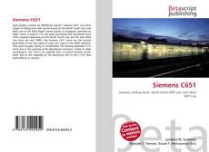 Copertina di Siemens C651