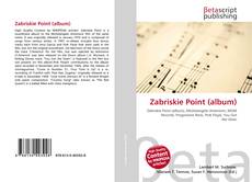 Couverture de Zabriskie Point (album)