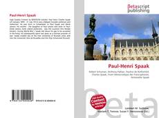 Capa do livro de Paul-Henri Spaak 