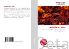 Capa do livro de Undeclared War 