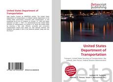 Buchcover von United States Department of Transportation