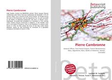 Couverture de Pierre Cambronne