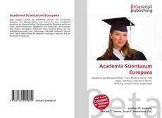 Copertina di Academia Scientarum Europaea