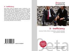 Copertina di X - Inefficiency