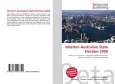 Copertina di Western Australian State Election 2008