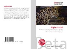Copertina di Night Safari
