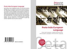 Copertina di Proto-Indo-European Language