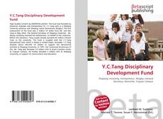 Capa do livro de Y.C.Tang Disciplinary Development Fund 