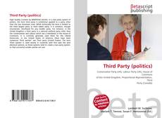 Buchcover von Third Party (politics)