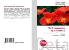 Capa do livro de Plant perception (paranormal) 