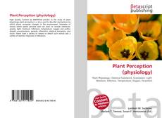 Buchcover von Plant Perception (physiology)