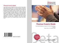 Copertina di Thomas Francis Wade