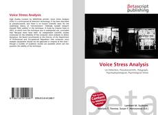 Copertina di Voice Stress Analysis