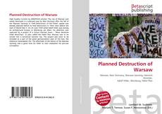 Buchcover von Planned Destruction of Warsaw