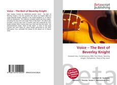 Capa do livro de Voice – The Best of Beverley Knight 