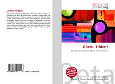 Capa do livro de Oberoi Trident 