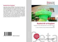 Buchcover von Rashid Ali al-Gaylani