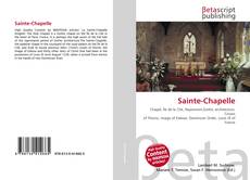 Copertina di Sainte-Chapelle