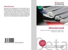 Capa do livro de Witwatersrand 
