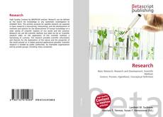 Copertina di Research