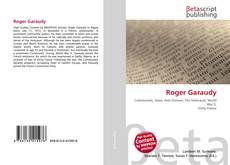 Copertina di Roger Garaudy