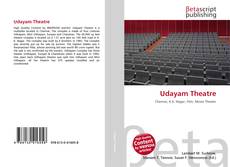 Capa do livro de Udayam Theatre 