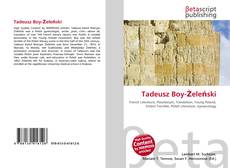 Copertina di Tadeusz Boy-Żeleński