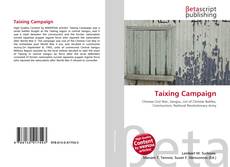 Copertina di Taixing Campaign