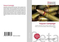 Copertina di Taiyuan Campaign