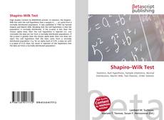 Copertina di Shapiro–Wilk Test