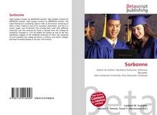Copertina di Sorbonne