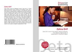 Copertina di Zohra Drif