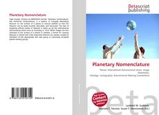 Copertina di Planetary Nomenclature