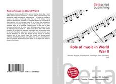 Copertina di Role of music in World War II