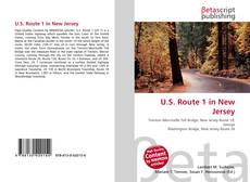 Bookcover of U.S. Route 1 in New Jersey