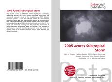 Обложка 2005 Azores Subtropical Storm