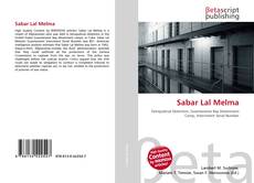 Bookcover of Sabar Lal Melma