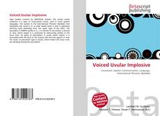Capa do livro de Voiced Uvular Implosive 
