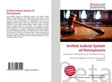 Bookcover of Unified Judicial System of Pennsylvania