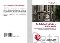 Couverture de Rockefeller Institute of Government